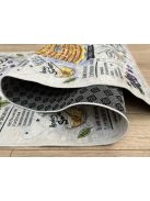 Konyhai szőnyeg csúszásgátlós, mosható 60x180cm pancakes minta